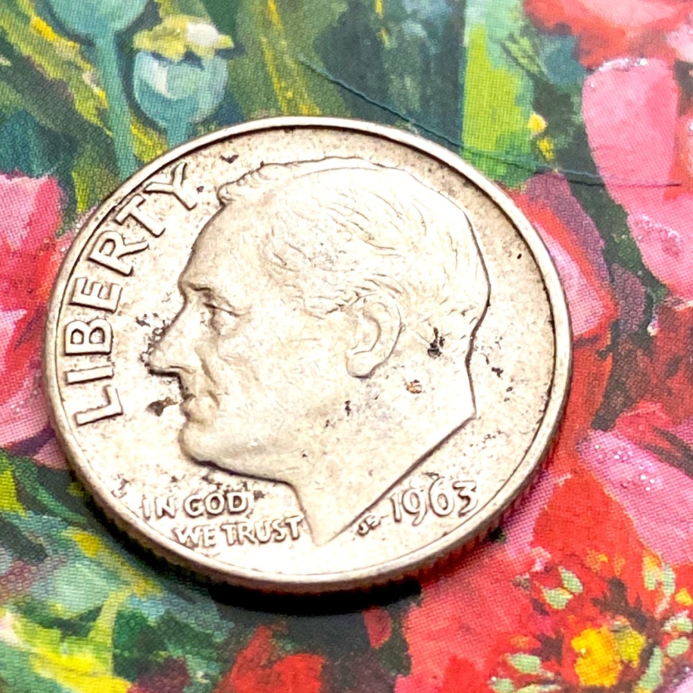 Vintage 1963D Roosevelt Dime